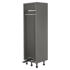Croft Grey 600mm Ready Assembled Pre-Fitted Frame Only Swing Out Larder Cabinet