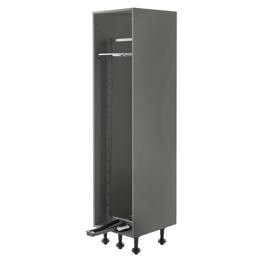 Croft Grey 500mm Ready Assembled Pre-Fitted Frame Only Swing Out Larder Cabinet