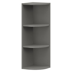 Croft Grey 900mm x 300mm x 290mm Ready Assembled Curved Wall Cabinet