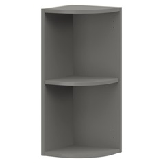 Croft Grey 720mm x 300mm x 290mm Ready Assembled Curved Wall Cabinet
