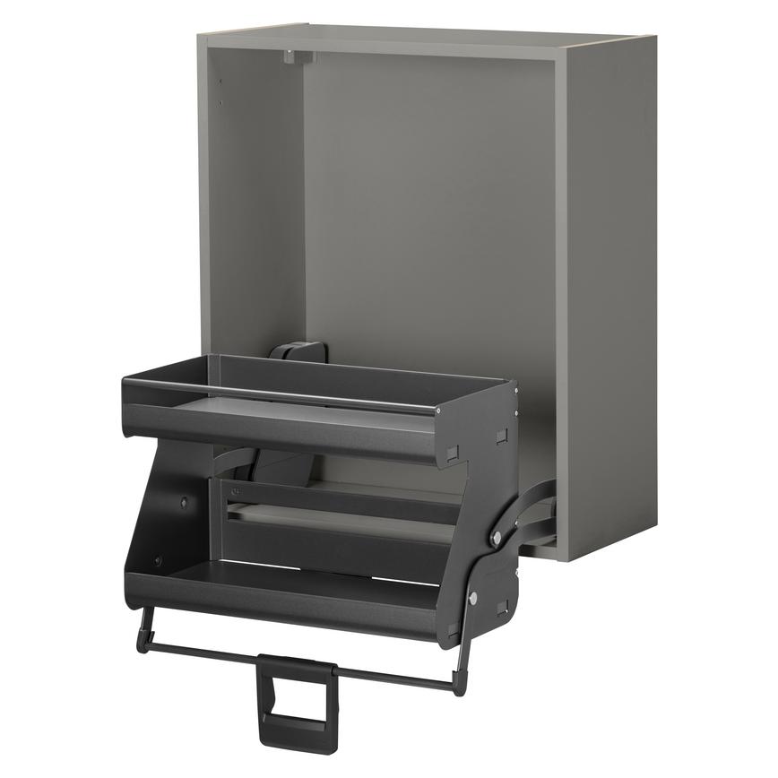 600mm Pull Down Croft Grey Wall Unit