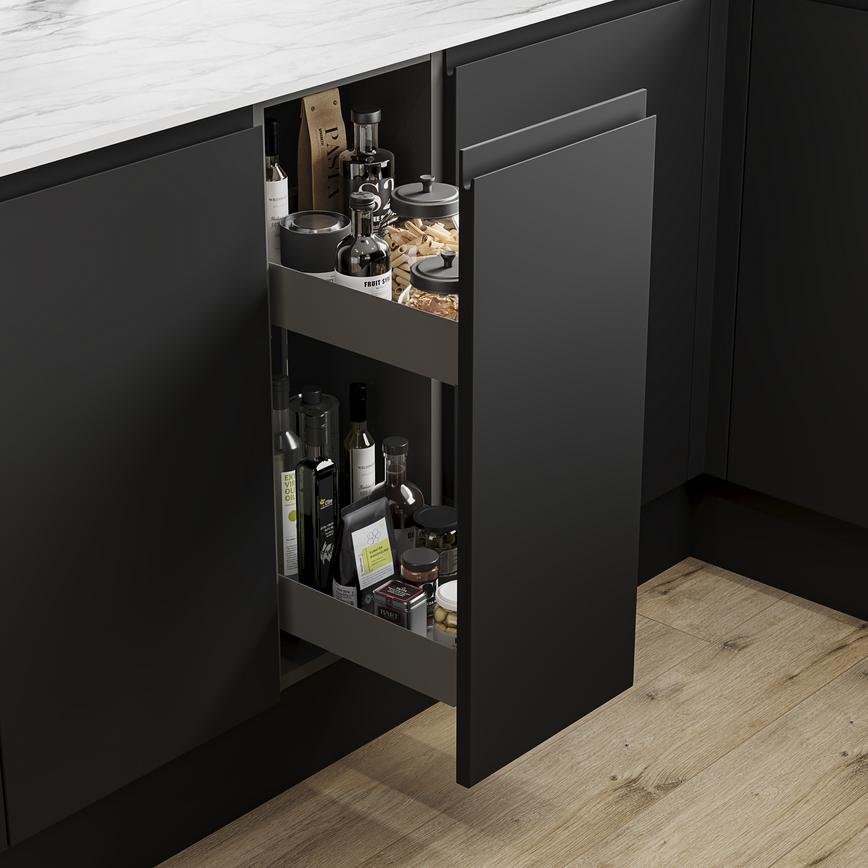 300mm Pull Out Base Unit  Croft Grey