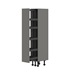 400mm - Upgrade Pull-Out Larder - Croft Grey Handleless