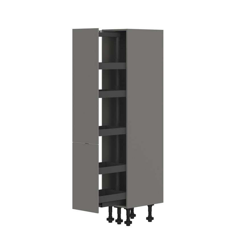 400mm - Upgrade Pull-Out Larder - Croft Grey 