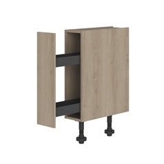 200mm - Pull Out Base Unit - Natural Oak