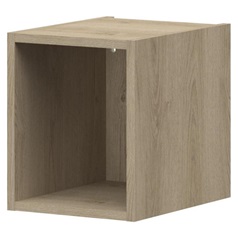 300mm Natural Oak Half Height Deep Wall Cabinet