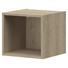 400mm Natural Oak Half Height Deep Wall Cabinet