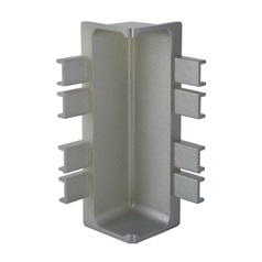 Brushed Aluminium Handleless Square Dwr Internal Cnr Profile