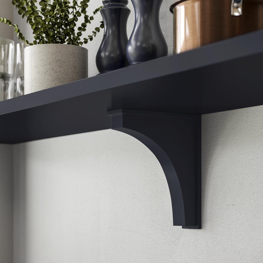 Howdens Primed White 40mm x 170mm Light Duty Shelf Bracket Howdens