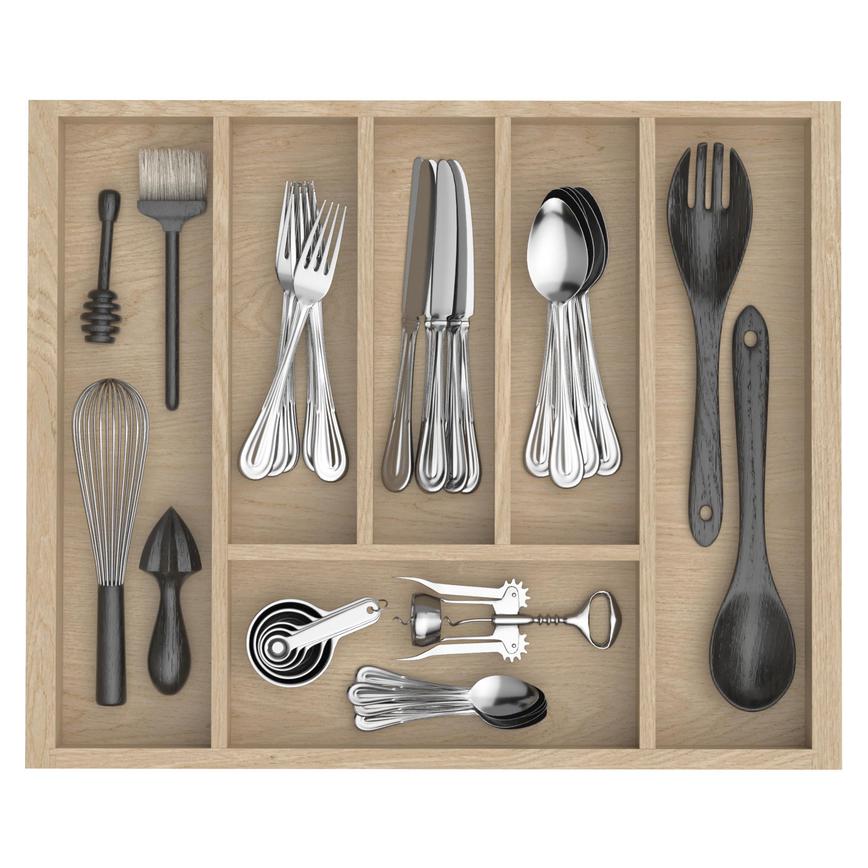 600mm timber cutlery tray upgrade