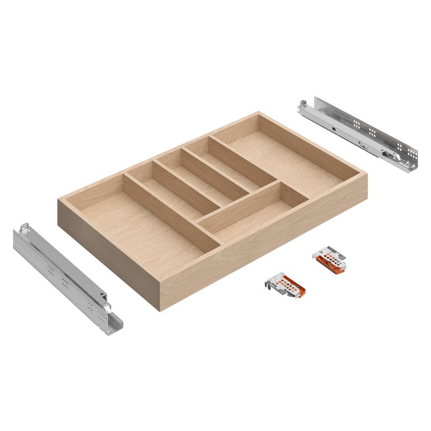 700mm timber internal shallow cutlery drawer