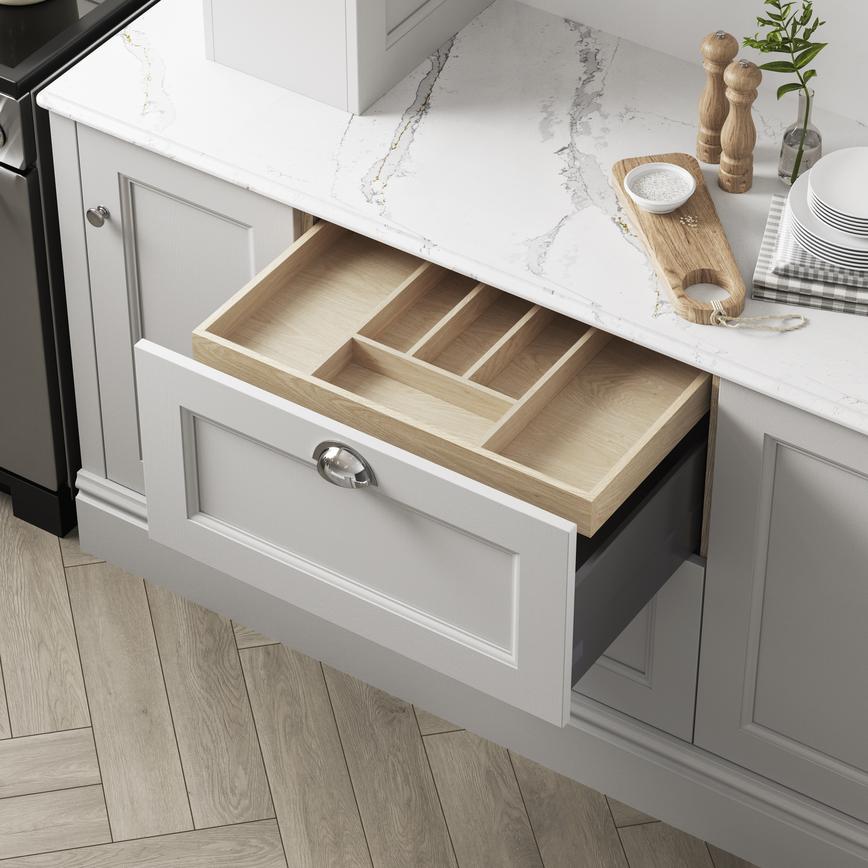 700mm Solid Oak Internal Cutlery Drawer