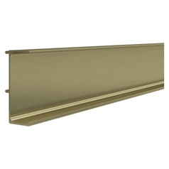 Brass 3m Worktop Handleless Profile