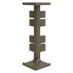 Bronze Square Drawer External Corner Handleless Profile