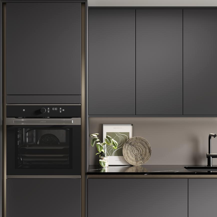 Bronze Handleless Worktop Profile