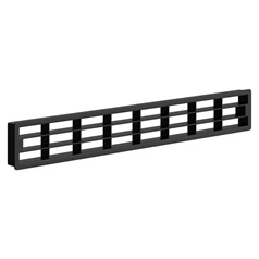 Decorative Plinth Vent Black