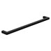 Thin Square Matt Black D Cupboard Handle 233mm