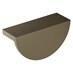 Lunar Matt Bronze Smooth Cup Cupboard Handle 85mm