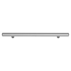 Polished Chrome T-Bar Cupboard Handle 230mm