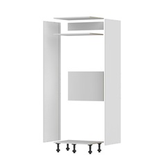 White 750 Tall Fridge Freezer Twr Cabinet
