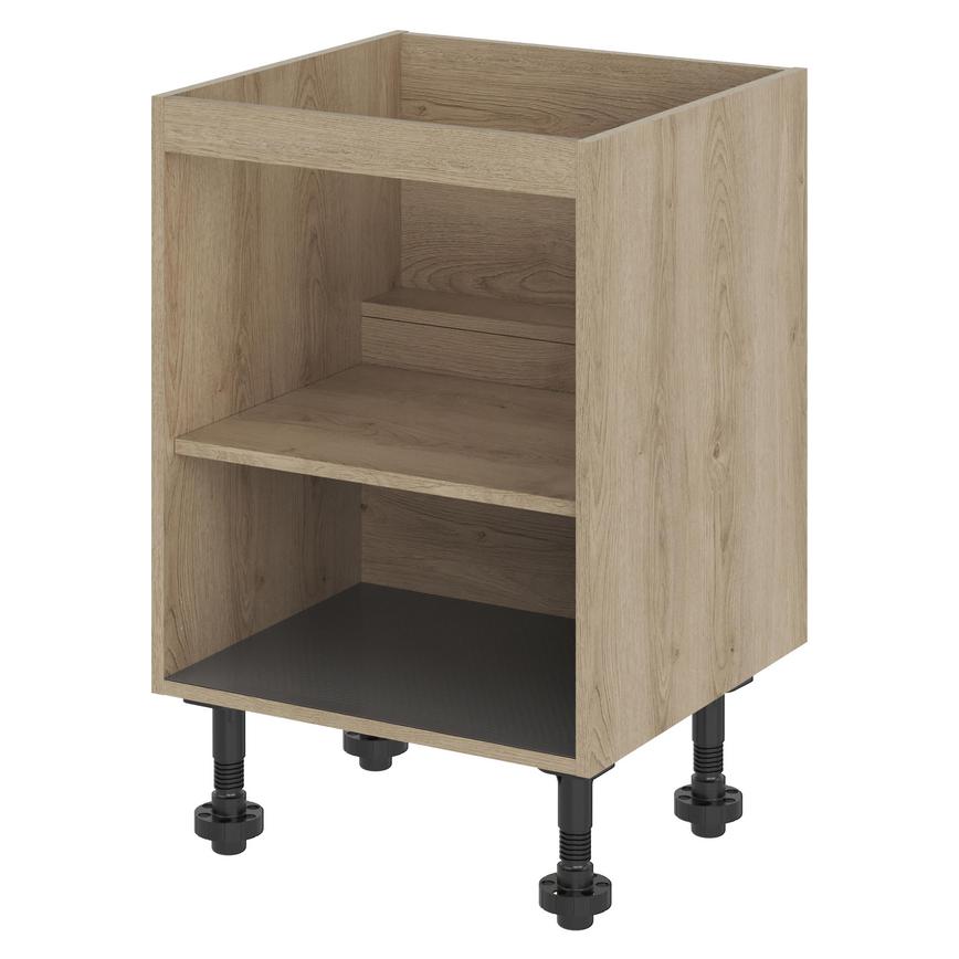Natural Oak 720mm x 600mm x 575mm Ready Assembled Sink Base Cabinet