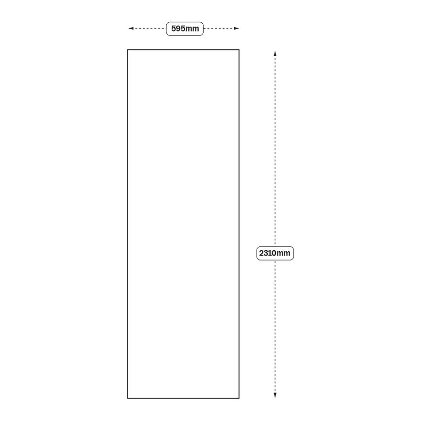 Tall Tower Decor End (XX33) Line Drawing