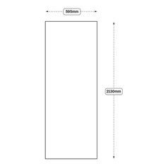 Tower Decor End (XX34) Line Drawing