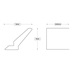 Classic Profile Cornice (XX29) Line Drawing