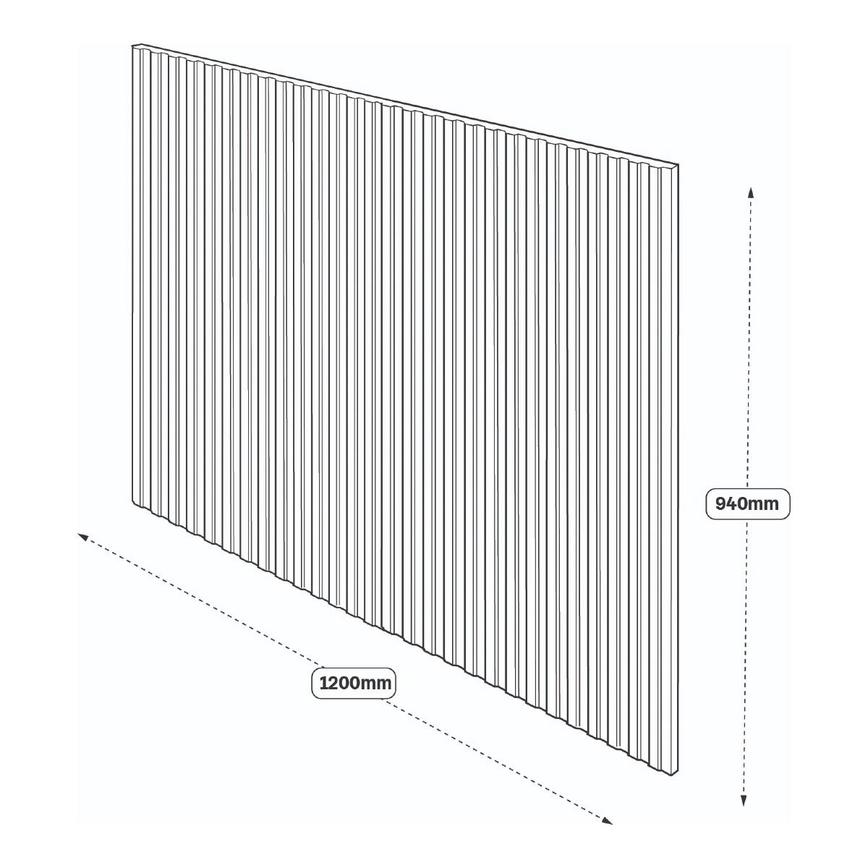 Reeded Panel (1200 x 940mm)