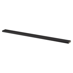 Super Matt Black Sqare Profile Cornice Pelmet 18mm
