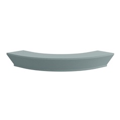 Grained Seafoam 349mm Left Hand Curved Classic Cornice