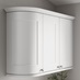 White Paintable Curvedved Cabinet Cornice Return Classic Profile fitted with wall cabinet