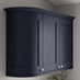 Chilcomb Navy Curved Cabinet Cornice Return Classics Profile fitted with wall cabinet