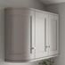 Chilcomb Pebble Curved Cabinet Cornice/Pelmet Return Square Profile fitted with wall cabinet