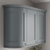 Chilcomb Dusk Blue Curved Cabinet Cornice Return Classics Profile fitted with wall cabinet