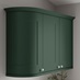 Fir Green Curved Cabinet Cornice Return Classic Profile with wall cabinet