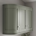 Reed Green Curved Cabinet Cornice/Pelmet Return Square Profile with wall cabinet