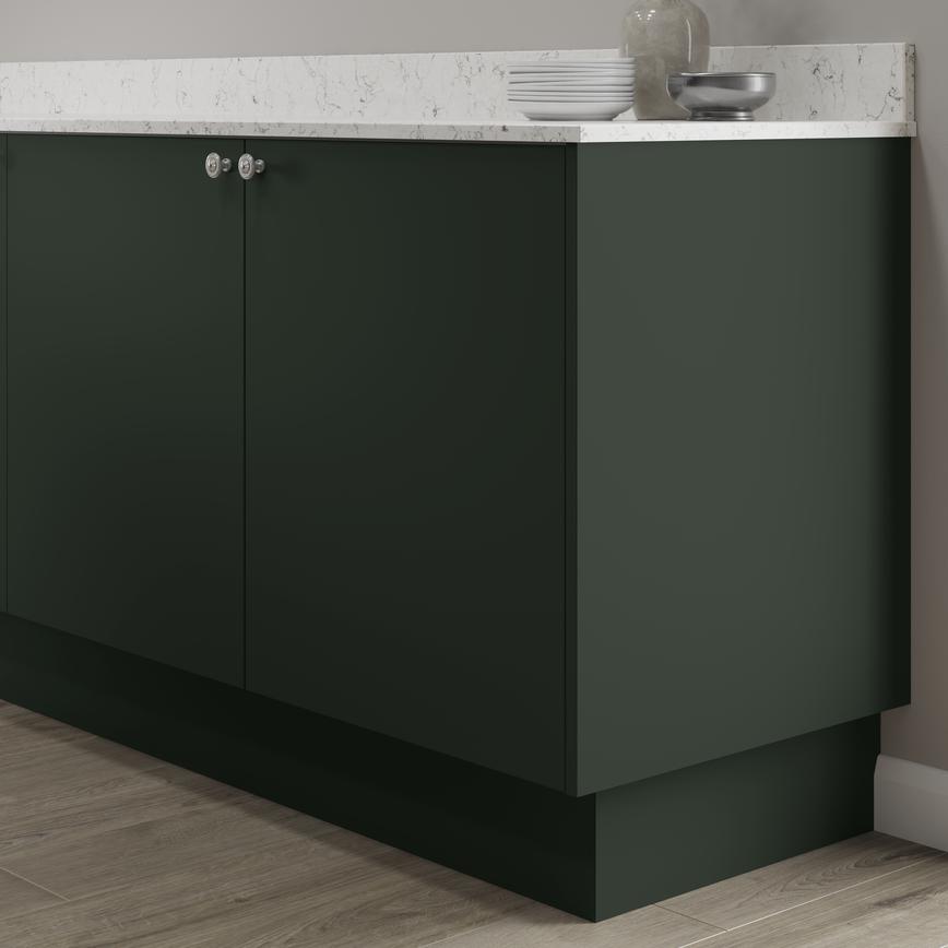 Super Matt Fir Green Continuous Plinth 3m