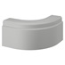 Halesworth Grain Dove Grey 332mm x 180mm x 332mm Decorative Curved Plinth