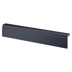 Halesworth Grain Navy 3m x 180mm x 23mm Decorative Continuous Plinth