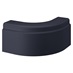 Halesworth Grain Navy 332mm x 180mm x 332mm Decorative Curved Plinth
