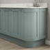 Grain Seafoam 563mm x 165mm x 18mm Plinth shown fitted on a cabinet