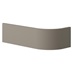 Clerkenwell Gloss Sand Grey 563mm x 18mm Curved Plinth