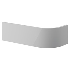 Clerkenwell Gloss Dove Grey 563mm x 18mm Curved Plinth
