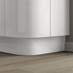 Clerkenwell Gloss White 563mm x 18mm Curved Plinth