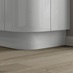 Clerkenwell Gloss Dove Grey 563mm x 18mm Curved Plinth