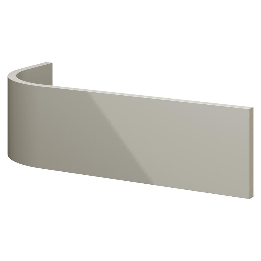 Gloss Sandstone 563mm x 18mm Curved Plinth