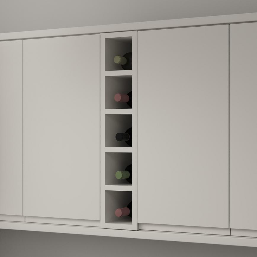Clerkenwell Gloss Porcelain 720mm x 150mm Wine Rack
