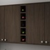 Hockley Textured Dark Oak 720mm x 150mm Wine Rack