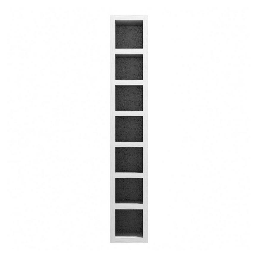 Grained Dove Grey 150mm Tall Wine Rack